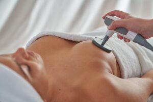 tratamiento corporal INDIBA en Valencia - pecho